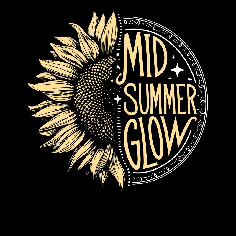 Midsummer Glow Boho Sunflower Mystical Summer Sols