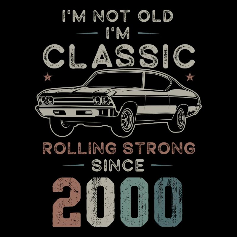 Geboren 2000 Geburtstag Oldtimer