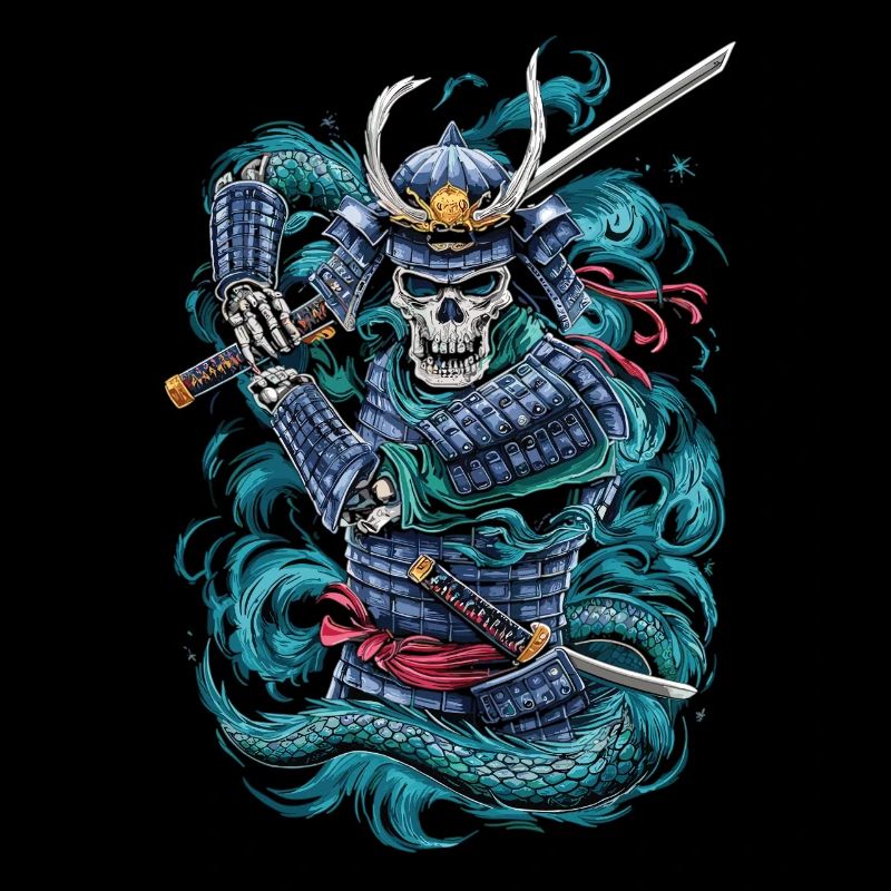 Geisterhafter Samurai-Krieger