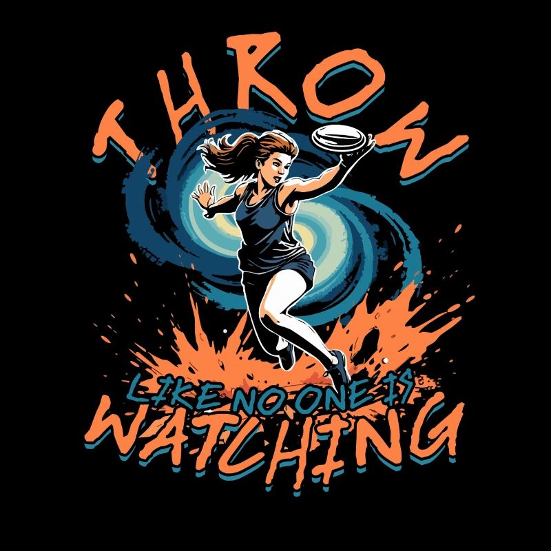 Diskuswurf Throw Like No One Is Watching
