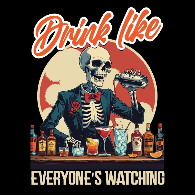 Barkeeper Barmann Drink Like Everyone's Watching