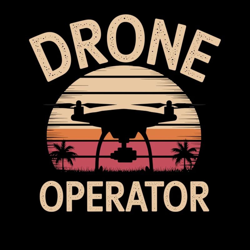 Pilote de drone look rétro