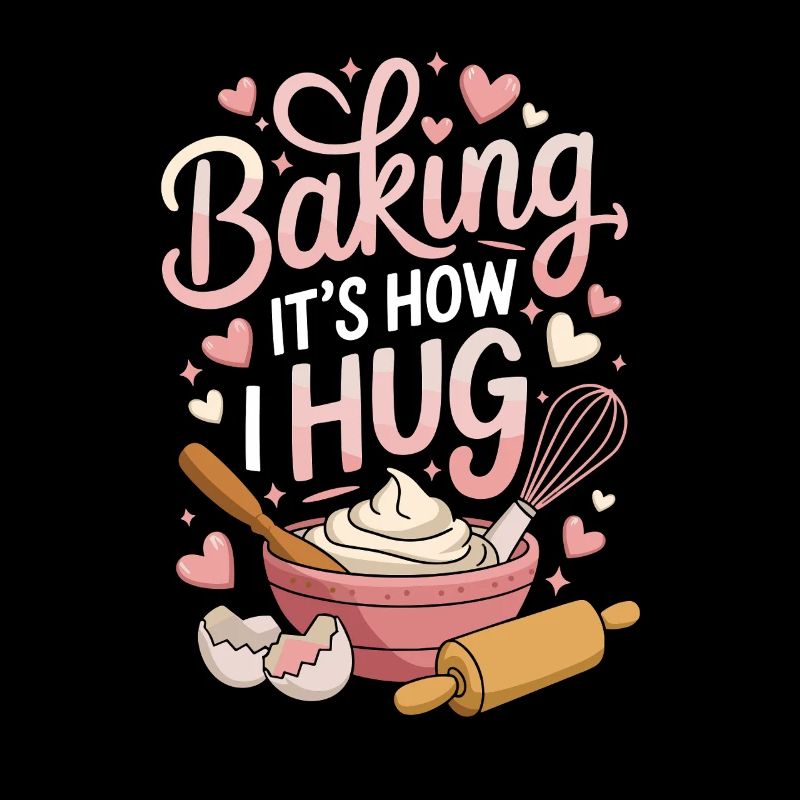 Backen It's How I Hug Herzlicher Küchenstil