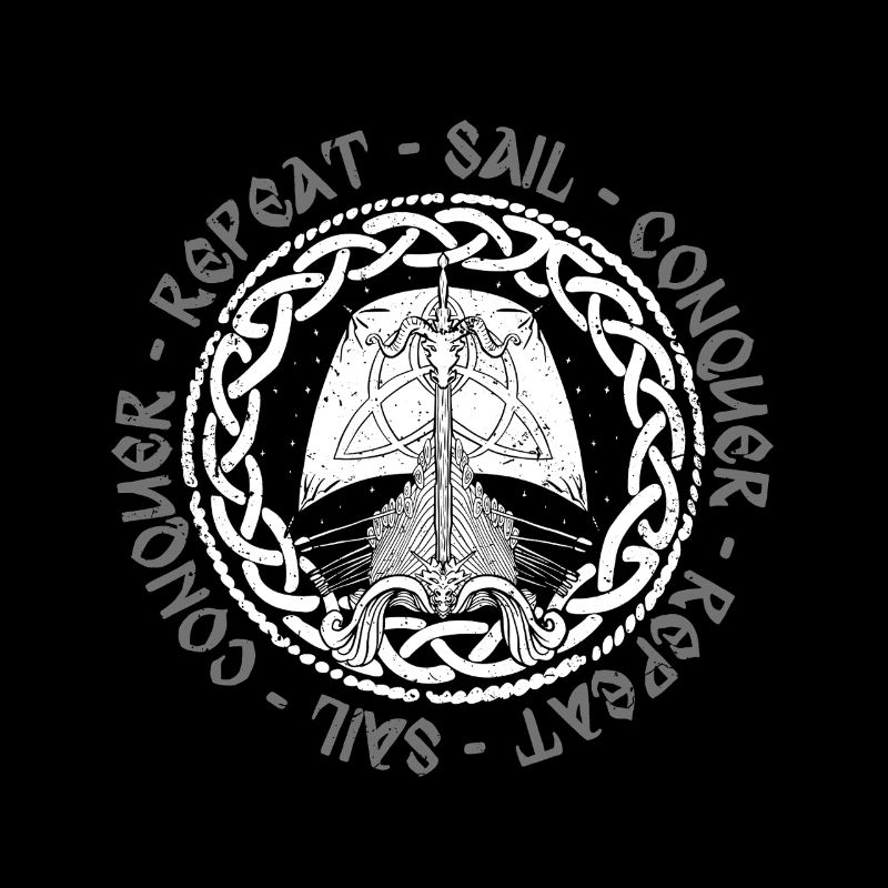 Viking Pagan Culture Sail Conquer Repeat