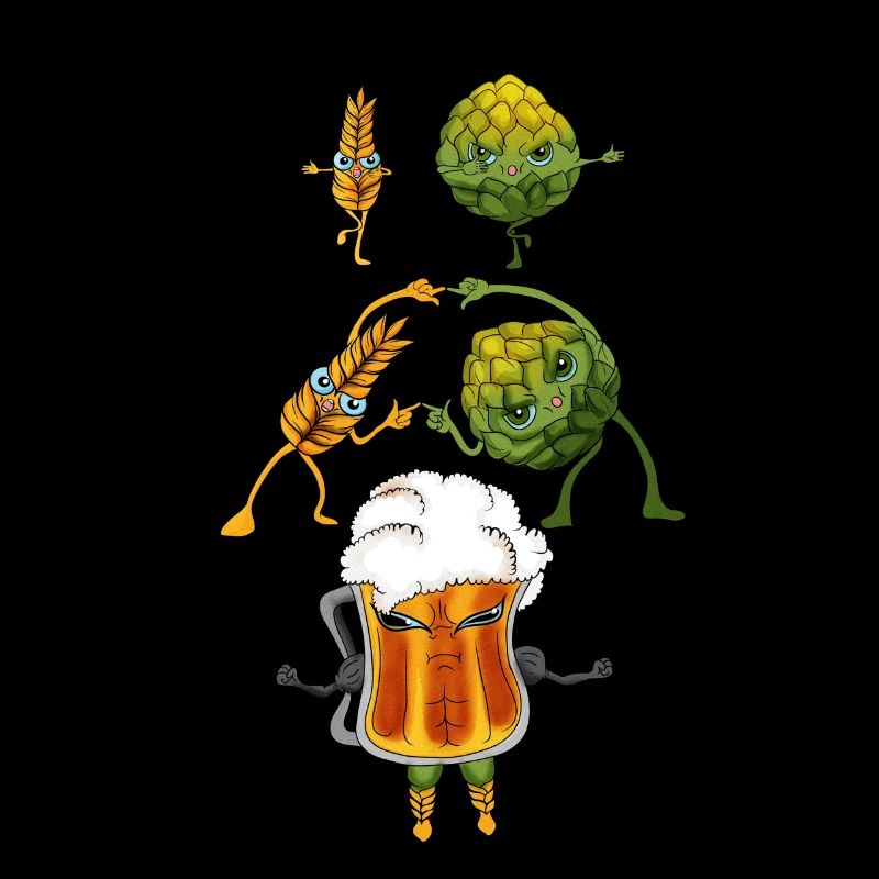 Craft hops wheat as a beer fusion dance