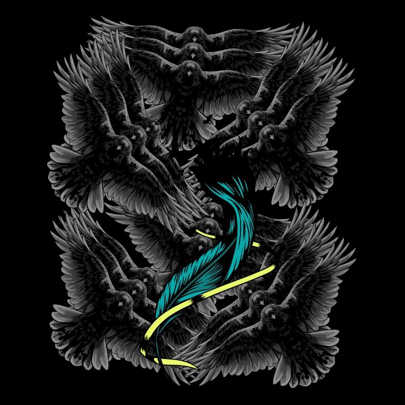 Feathers Wings Death Crows Beyond Grief