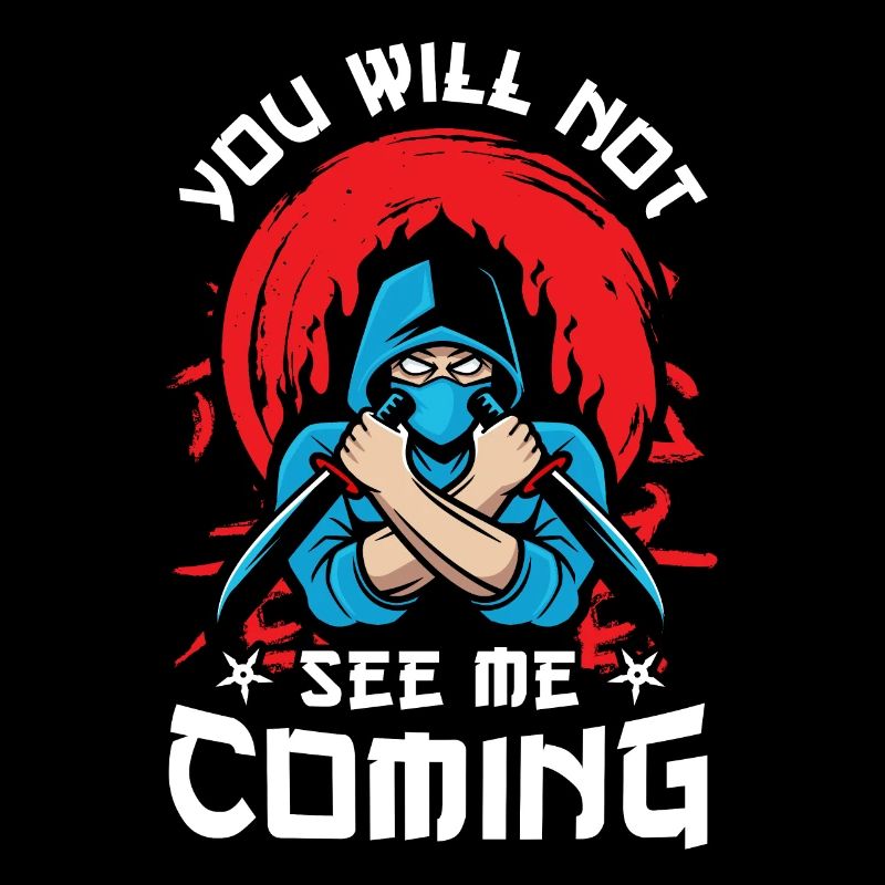 Ninja Tshirt Kinder Herren Ninjutsu