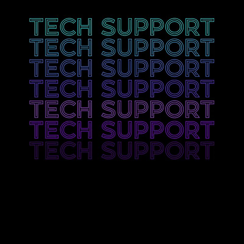 Technical Support IT Helpdesk Retro