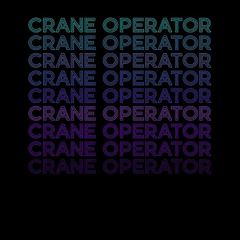 Crane operator Retro