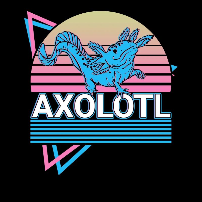 Axolotl Retro Gift
