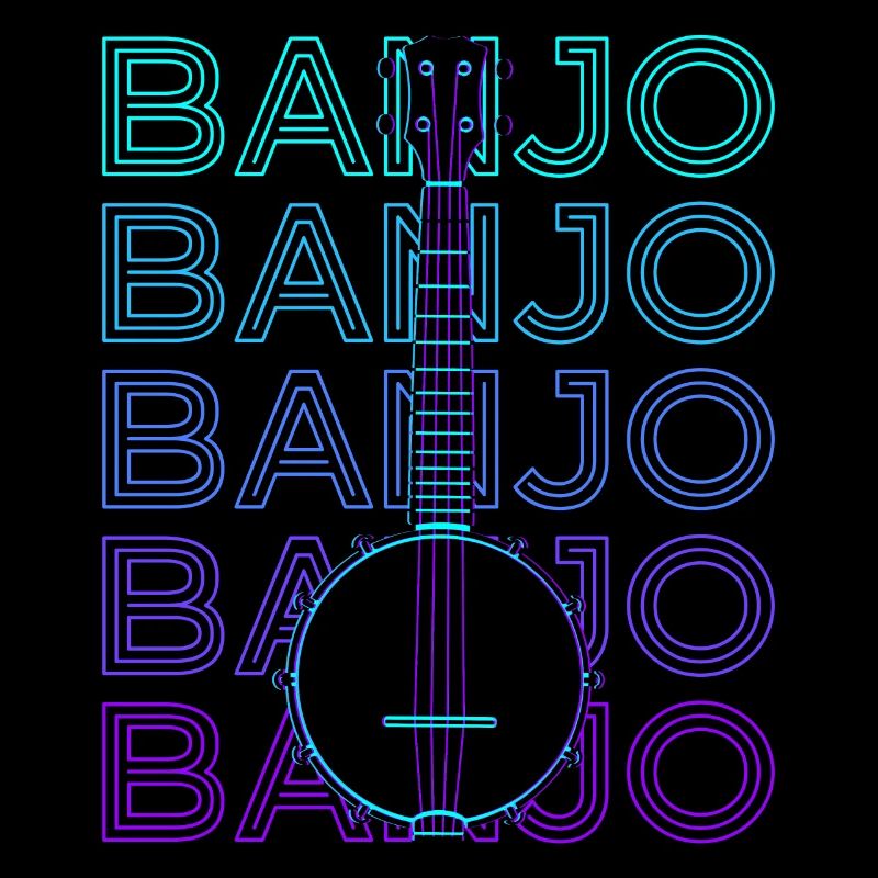 Banjo Guitar Retro Gift