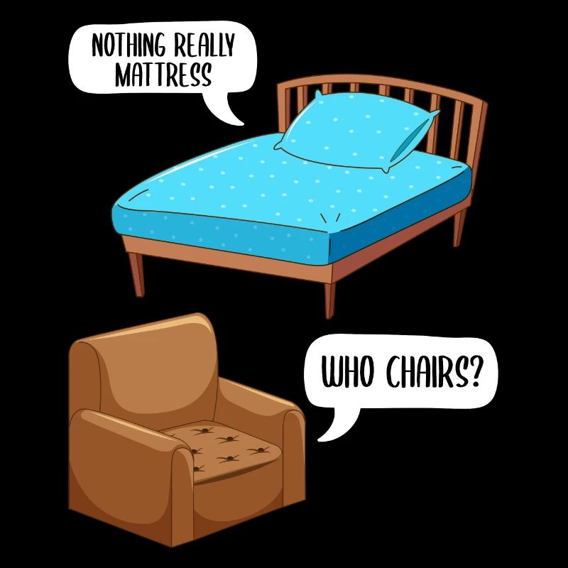 Drôle de blague chaise matelas