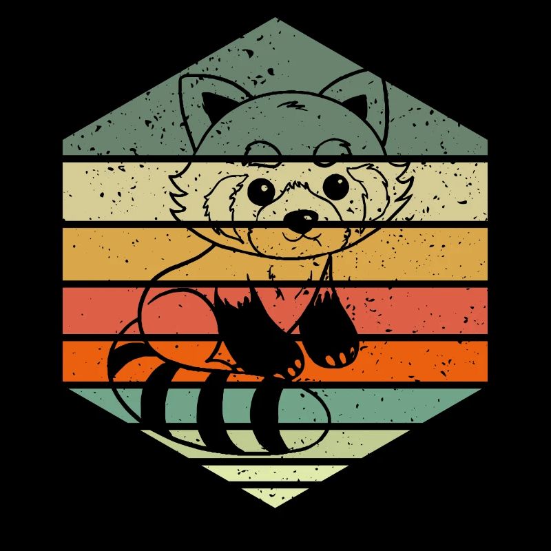 Chat Ours Petit Panda Rétro