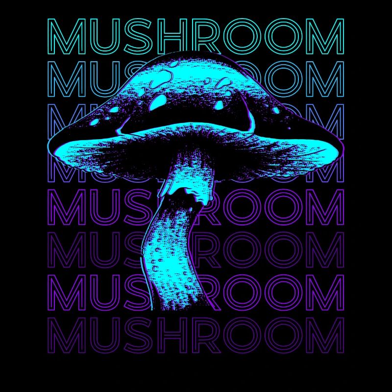 Champignons Champignons Rétro