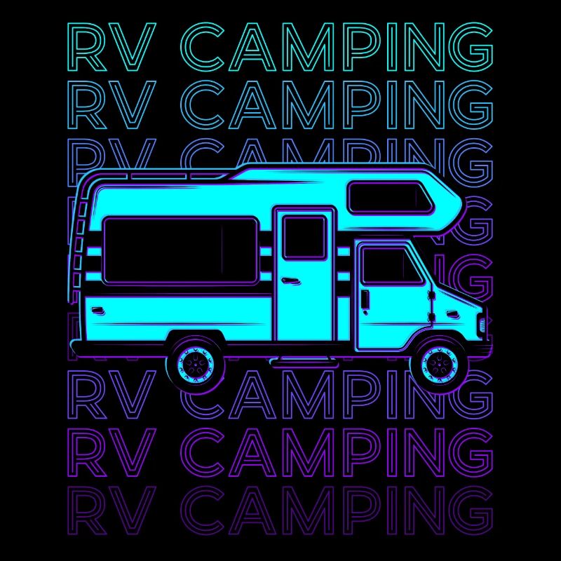 Motorhome Camping Motorhome Retro