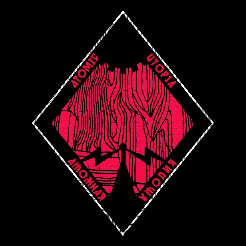 Atomic Utopia - Geometric Fire Rhombus