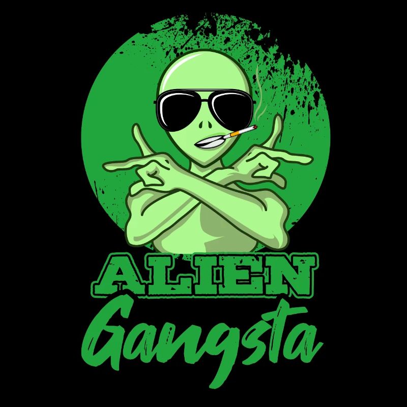 Alien Gangsta UFO l’espace extra-terrestre cadeau