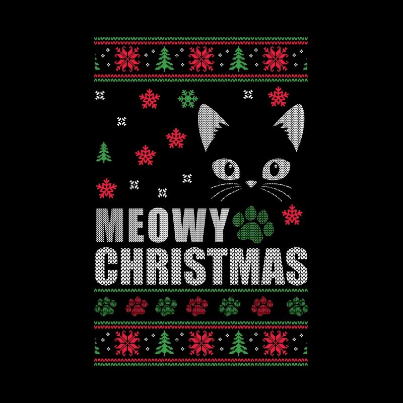 Chat de Noël laid Avent de Noël