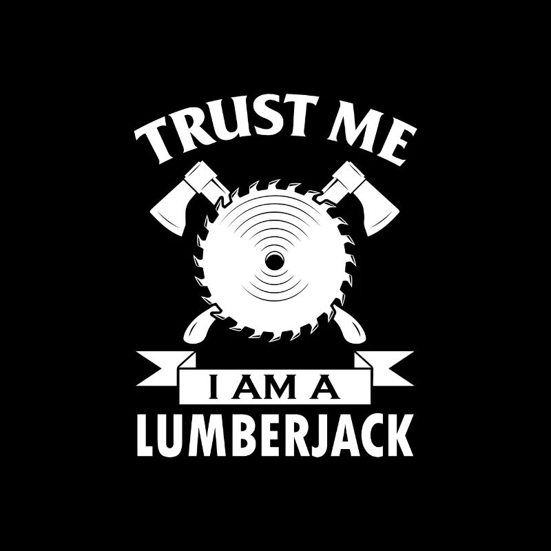 Lumberjack ax saw chainsaw forest