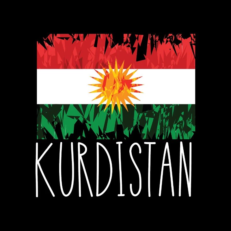 Kurdistan Patrie Kurde drapeau kurde