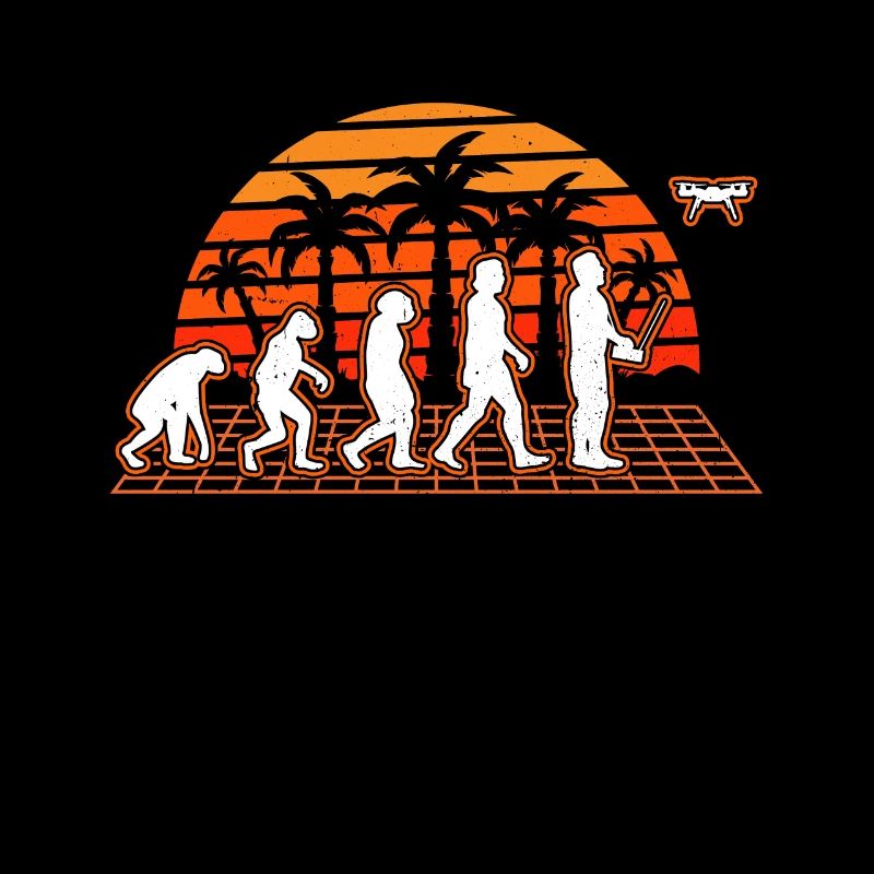 Drone Evolution Sunset Drone Pilot Quadcopter