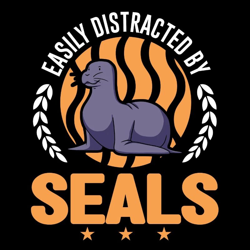 Facilement distrait par Seal Seehund Robben