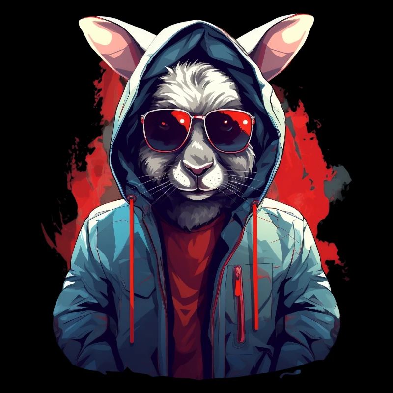 City bouncer rabbit ghost | Rabbit lovers