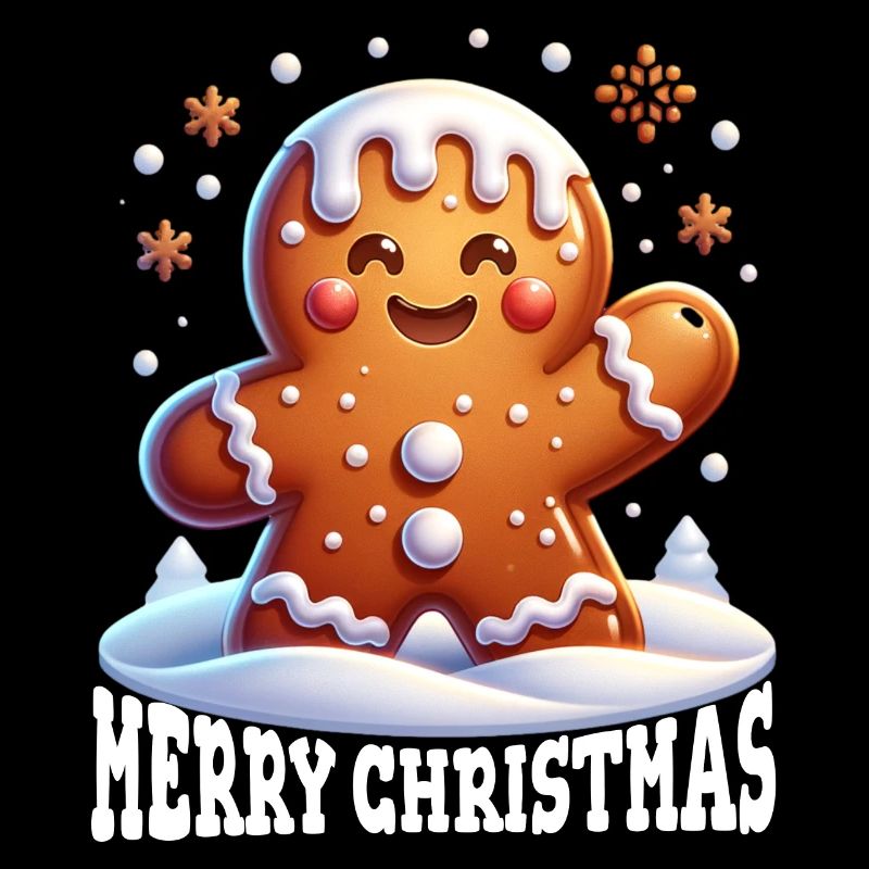 Merry Christmas Lebkuchen Lebkuchenkind Xmas