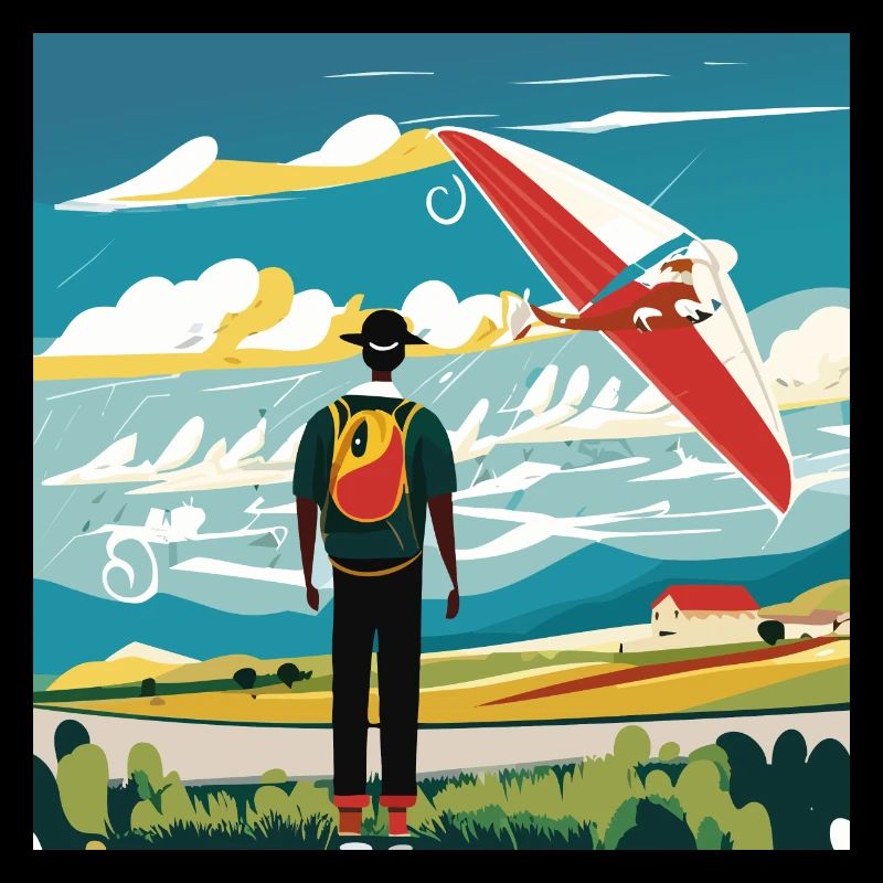 GuyWatchingPlanesSechs