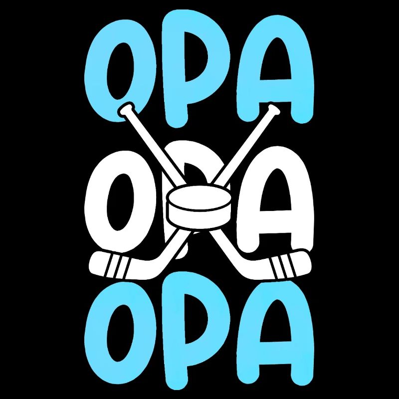 Eishockeyspieler Opa Eishockey