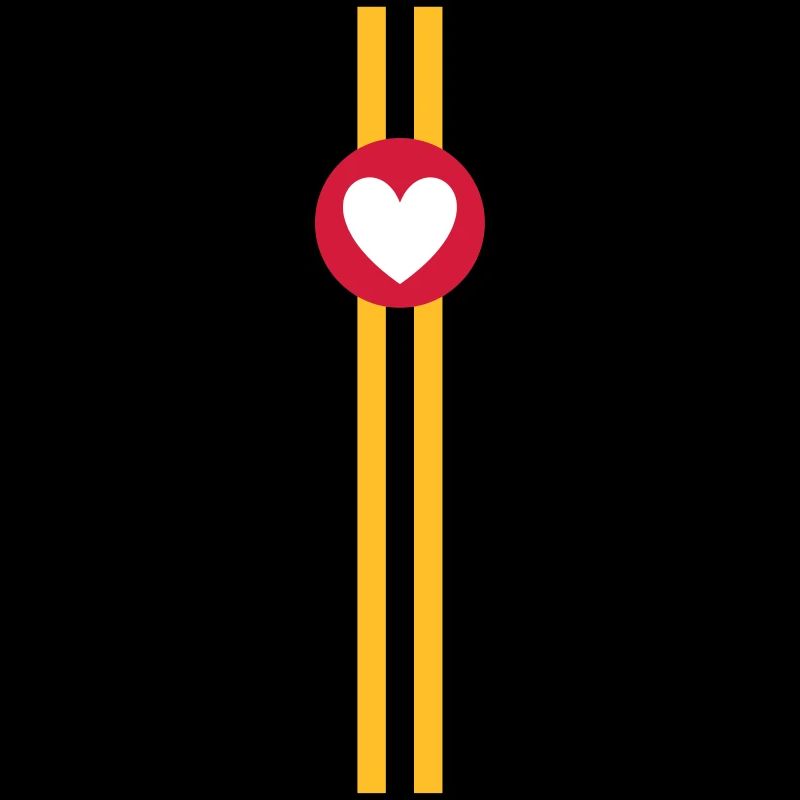 ★ couleurs de conception interchangeables ★ 2 lignes, cercle et coeur