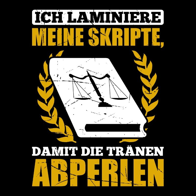 Ich Laminiere Skripte, Damit Die Tränen Abperlen
