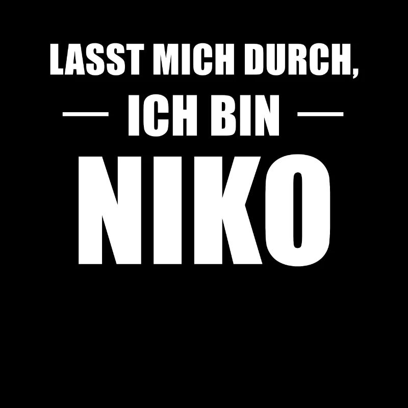 Niko Name Spruch Geschenk