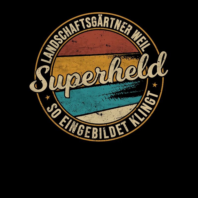 Landschaftsgärtner Superheld Galabau Geschenk
