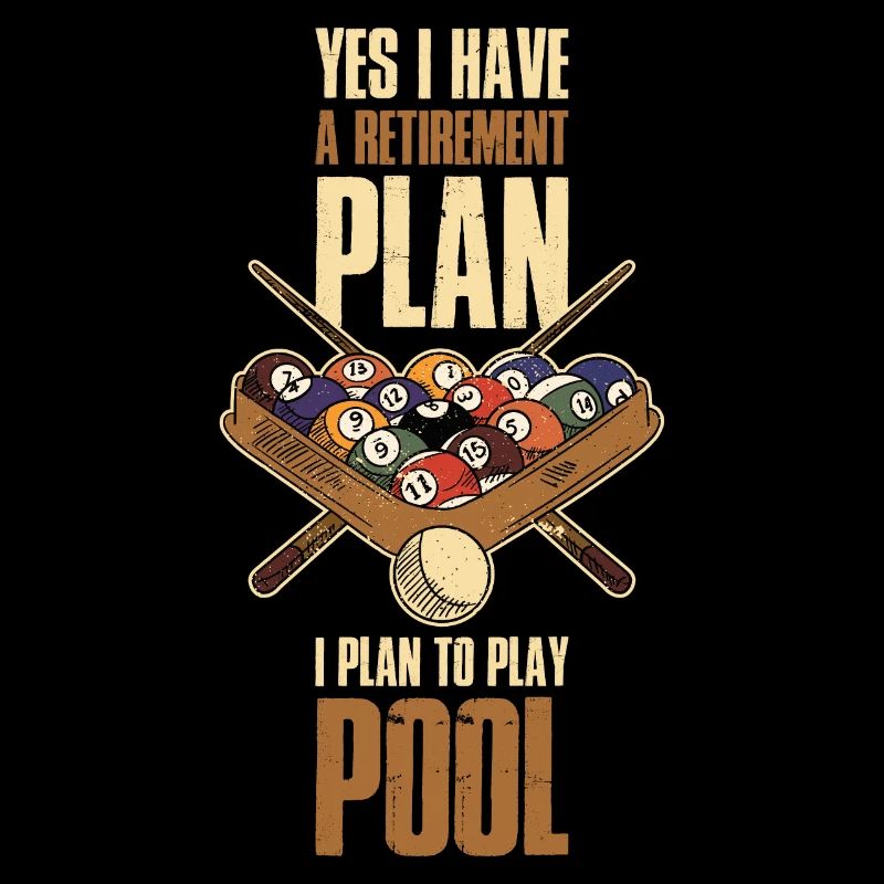 Pool Retirement Billard Geschenk