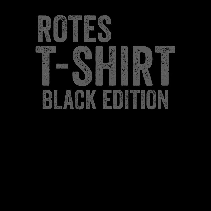 Rotes TShirt Black Edition