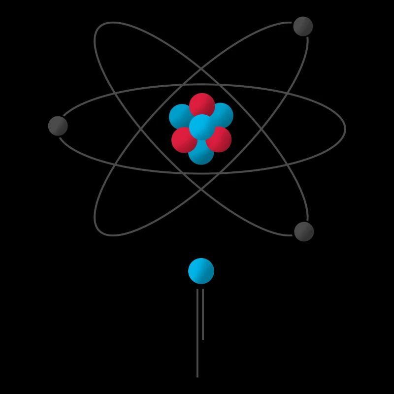 Atom proton neutron electron science elements