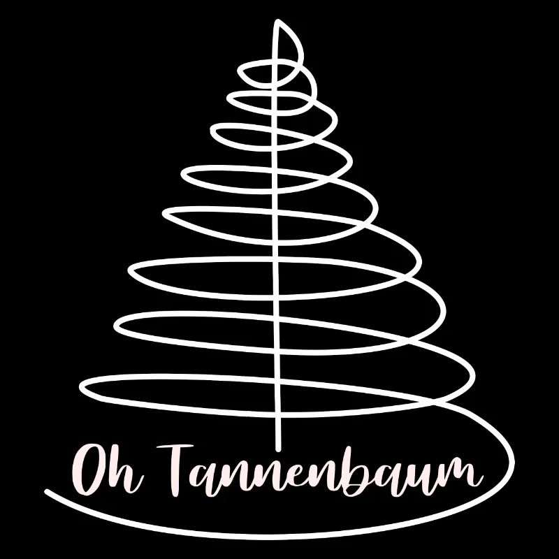 Oh Tannenbaum Lineart Design