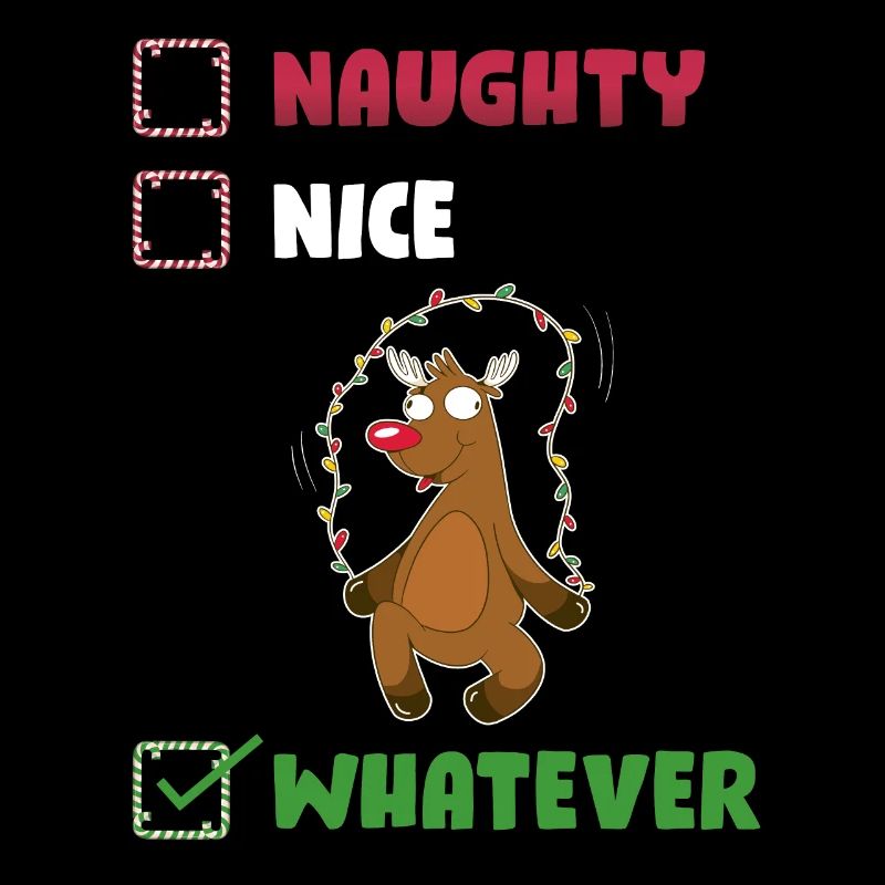 Naughty Nice Whatever Naughty or Cute Gift