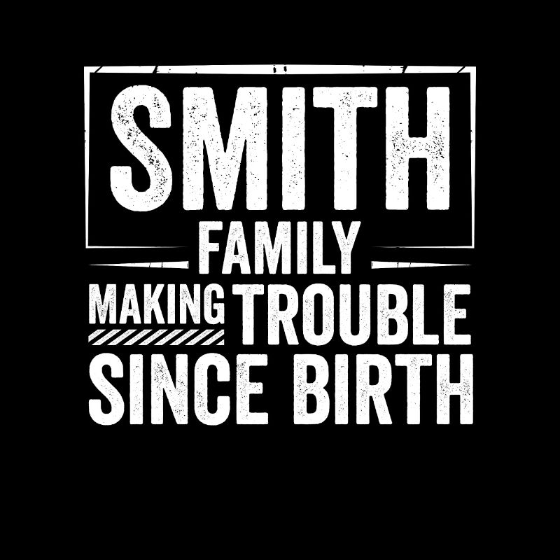 Smith Geburt Familie Team Geschenkidee