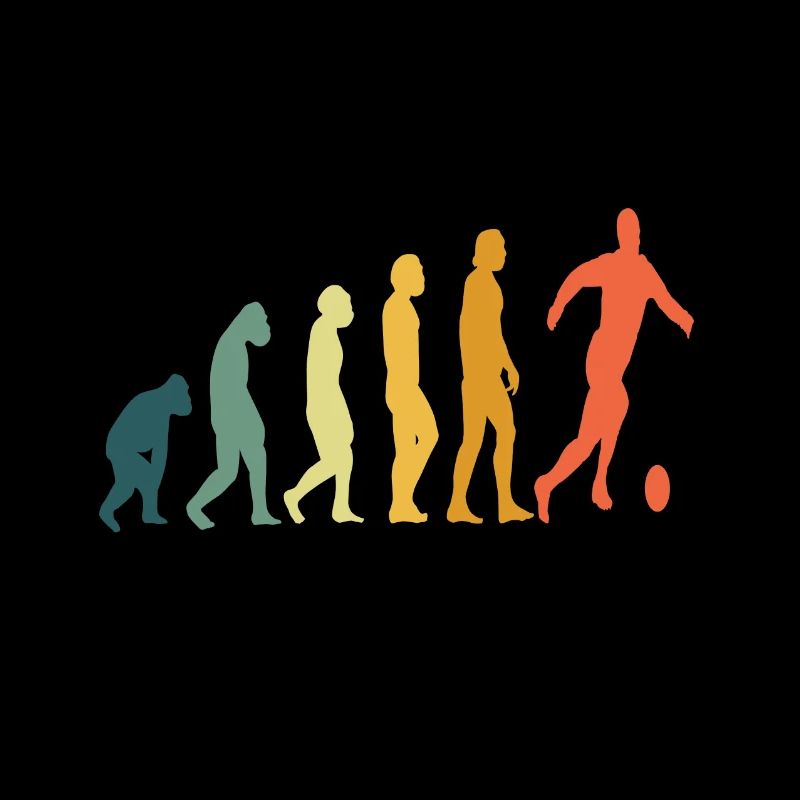 Evolution rétro du football