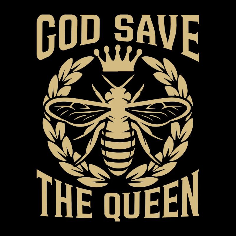 Beekeeping God Save The Queen Honeybees Beekeeper