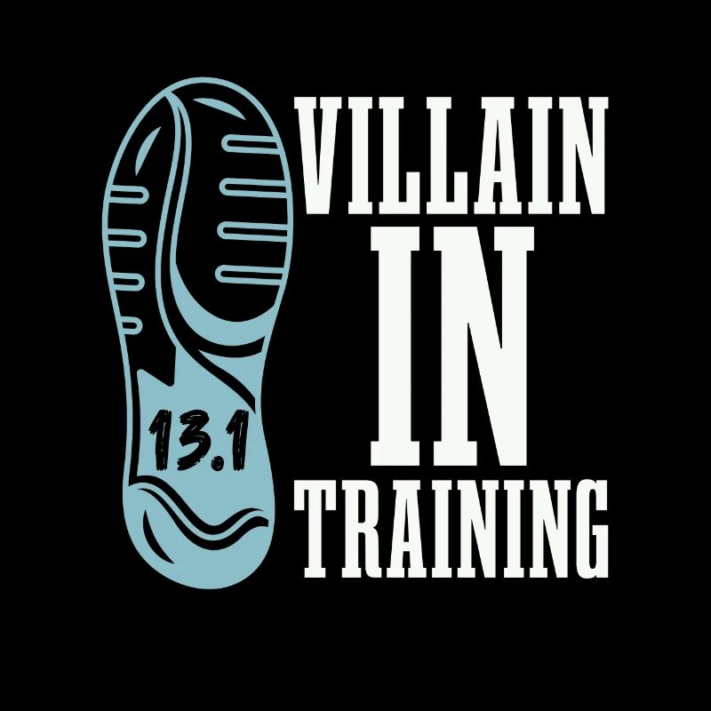 Half Marathon Villain In Training Marathon Runner