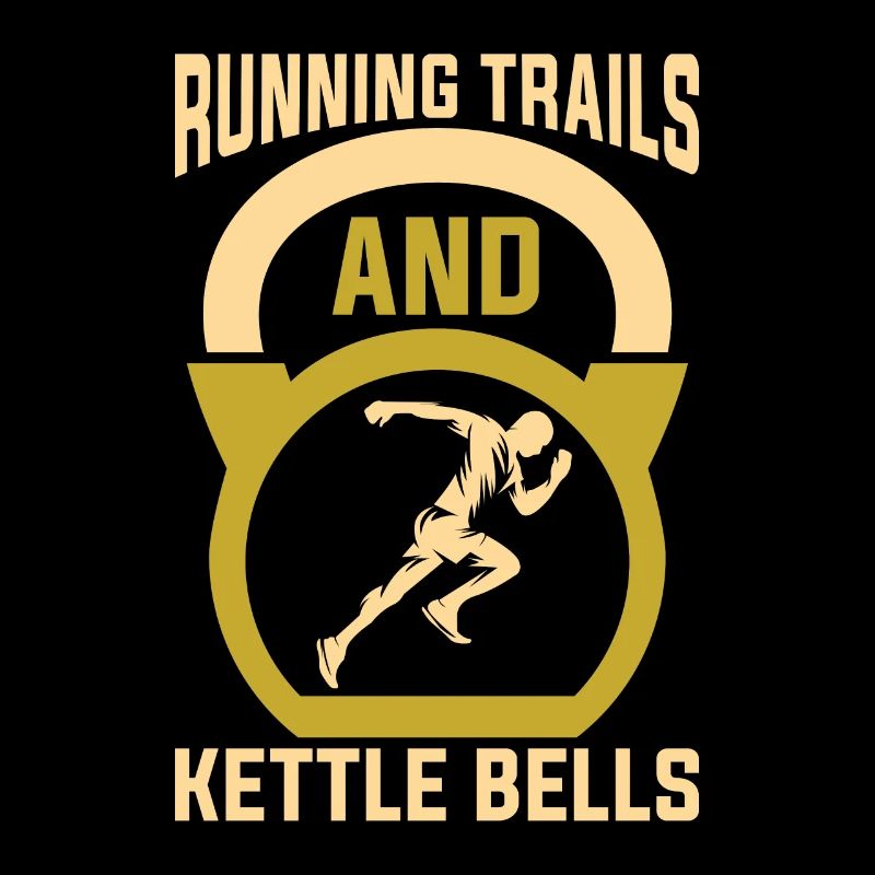 Running Trails And Athletes Training Trail Running