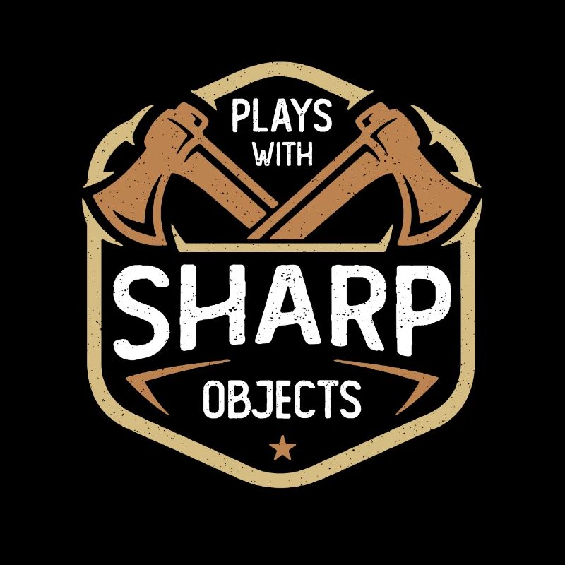 Axe Throwing Plays With Sharp Objects Double Ax