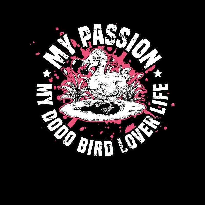 Dodo Bird Lover My Passion My Dodo Extinct Bird
