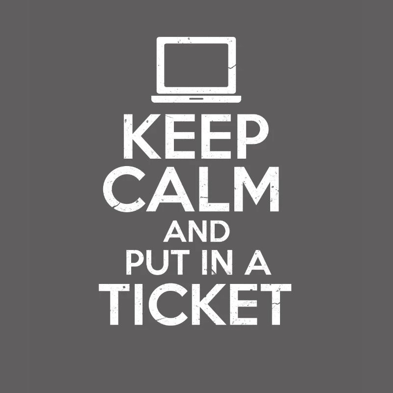 Technischer Support Computer Informatiker Nerd