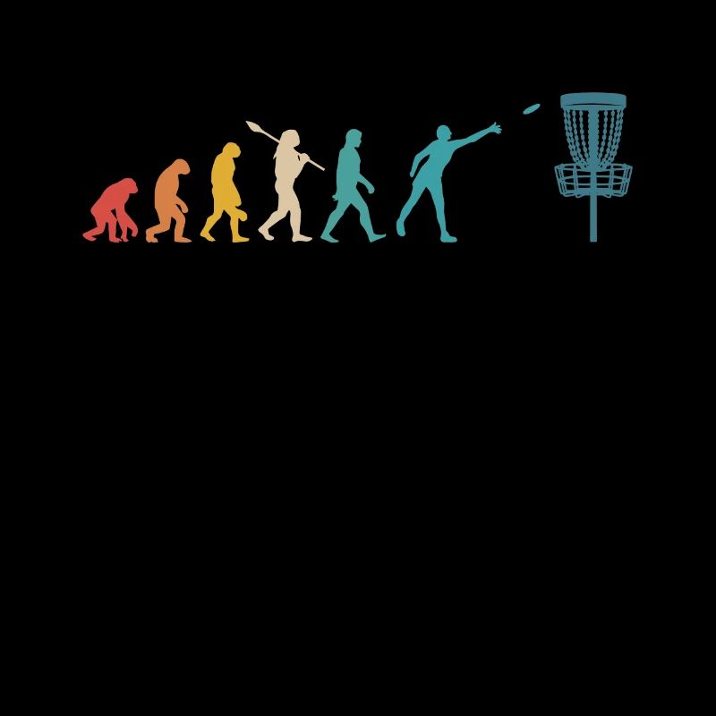 Discgolf Disc Golf Retro Vintage Evolution
