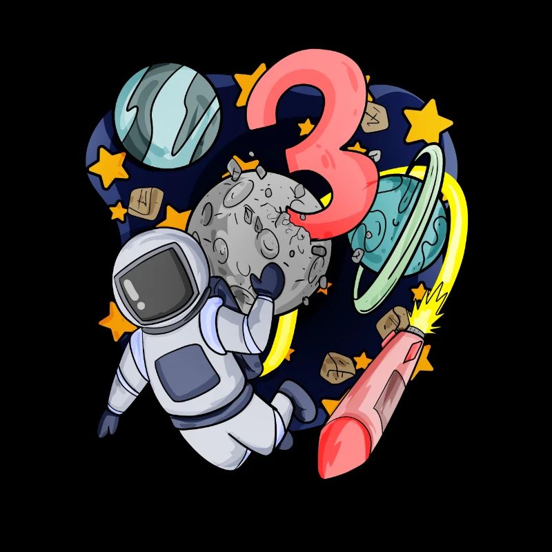 3 Geburtstag Junge - 3 Jahre alt - Ich bin 3