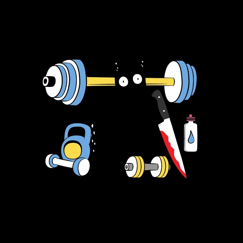 Powerlifting because murder is wrong cat
